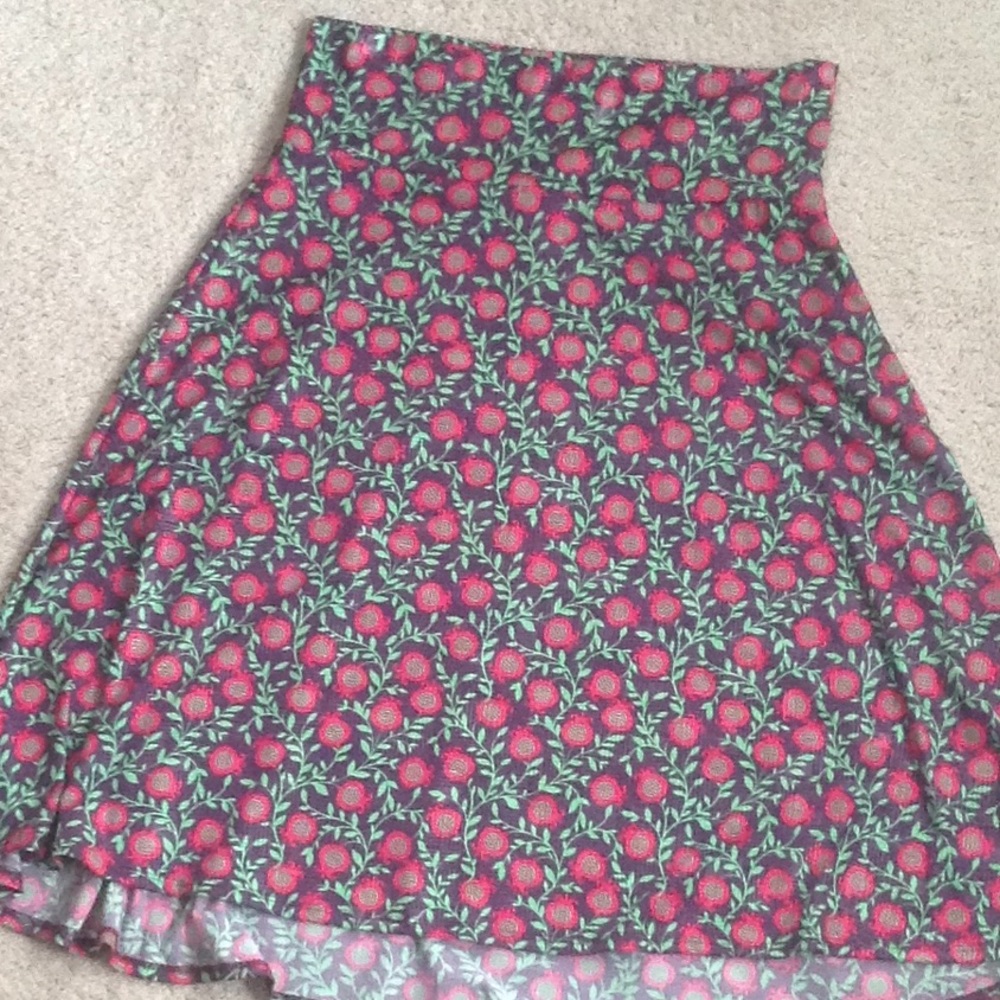Lula Roe Azure midi skirt XL
